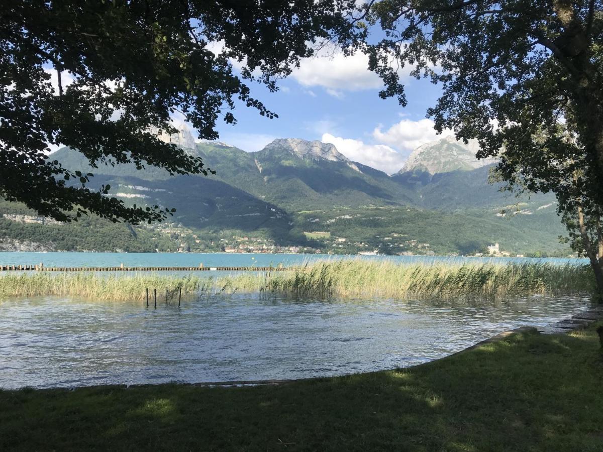 Reflet Bleu Du Lac D'Annecy 3 Etoiles - Face Au Lac, Parking Gratuit, Paddle Board Doussard Exterior foto