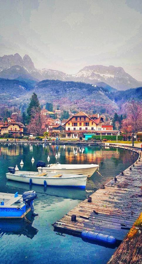Reflet Bleu Du Lac D'Annecy 3 Etoiles - Face Au Lac, Parking Gratuit, Paddle Board Doussard Exterior foto